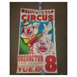 20"X35" CIRCUS POSTER / 1960