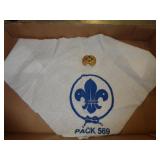 BOY SCOUT KERCHIEF & HOLDER