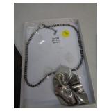 PEWTER MON BIJOU NECKLACE