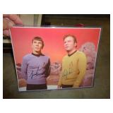 WILLIAM SHATNER & LEONARD NIMOY 8"X10" W COA