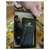 KNIFE SHEATH & POUCH (EMPTY)