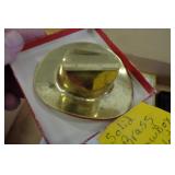 BRASS COWBOY HAT