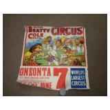 28"X27" CIRCUS POSTER / 1960