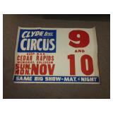 28"X37" CIRCUS POSTER / 1960