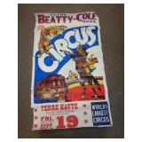 28"X45" CIRCUS POSTER / 1960
