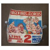 27"X25" CIRCUS POSTER / 1960