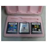 NINTENDO DS GAMES WITH CASE