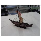 WOOD VIKING SHIP