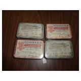 VINTAGE PHARMACY TINS