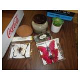 SCENTED CANDLE & BUTTERFLIES