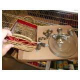 CANDLE HOLDERS & MISC