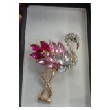 FLAMINGO  BROOCH