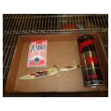 TENNIS BALLS, KNIFE & PLAYING CARDS