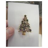 XMAS TREE  BROOCH
