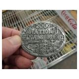 2000 RODEO BELT BUCKLE