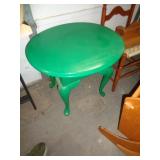 WOOD GREEN SIDE TABLE / LW