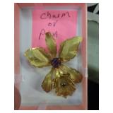 FLOWER BROOCH