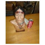 NATIVE AMERICAN FIGURE  CERAMIC