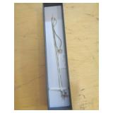 STERLING SILVER 17" DRAGONFLY NECKLACE