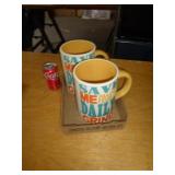 2 - HUGE COFFEE MUGS