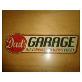 4X15 METAL SIGN - DAD