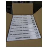 NEW POLY GLOVES SZ MEDIUM / UT