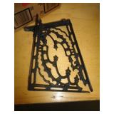 WROUGHT IRON SHELF BRACKETS