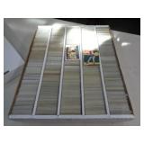 BIG BOX OF SLEEVED BASEBALL CARDS