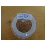 U S TREASURY PROOF MINT MEDALLION