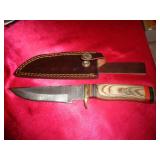 DAMASCUS STYLE HUNTING KNIFE