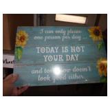 METAL SIGN - NOT YOUR DAY
