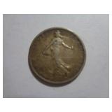 1917 1 FRANC .835 SILVER