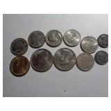 MIXED COINS MOSTLY 1976