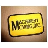 PATCH -MACHINERY MOVING