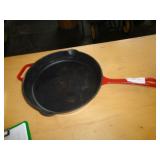 MEGA CHEF 12" ENAMELED CAST IRON SKILLET