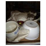 GLASSWARE & POTTERY