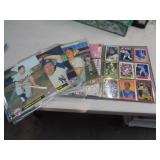 BASEBALL CARD ALBUM & 8X10S