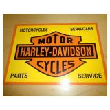 12X17 HEAVY SHEET ALUMINUM HARLEY SIGN