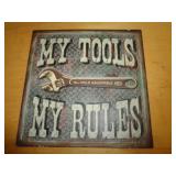 11X11 METAL SIGN - TOOLS