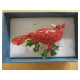 CARDINAL BROOCH