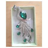 PEACOCK BROOCH