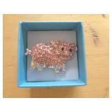 PIGGY BROOCH