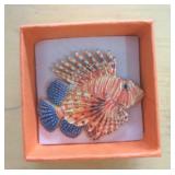 LION FISH BROOCH