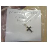 STERLING SILVER CROSS PENDANT