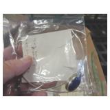 STERLING SILVER NECKLACE & PENDANT LAPIS