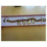 12KT GOLD FILLED USMC BRACELET
