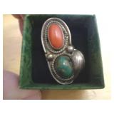 STERLING SILVER RING SZ 9