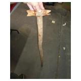 CARVED FISH CANE