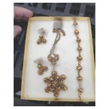 JEWELRY SET - NECKLACE, BRACELET & EARRINGS