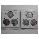 6 - STEEL WAR CENTS P-D-S